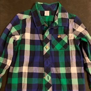 Toddler boys button down shirt